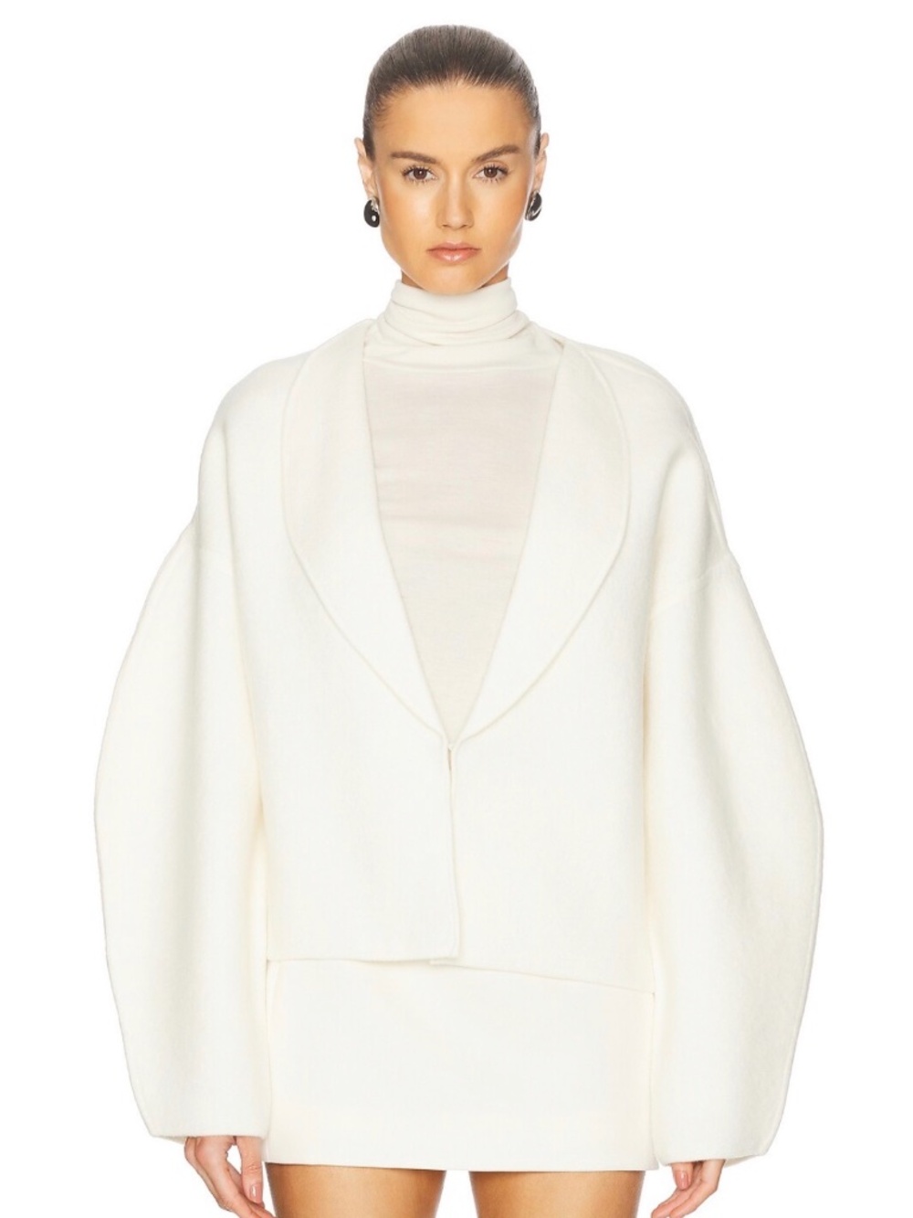 NWT L'ACADEMIE by Marianna Aridonna Knit Jacket AND Scarf